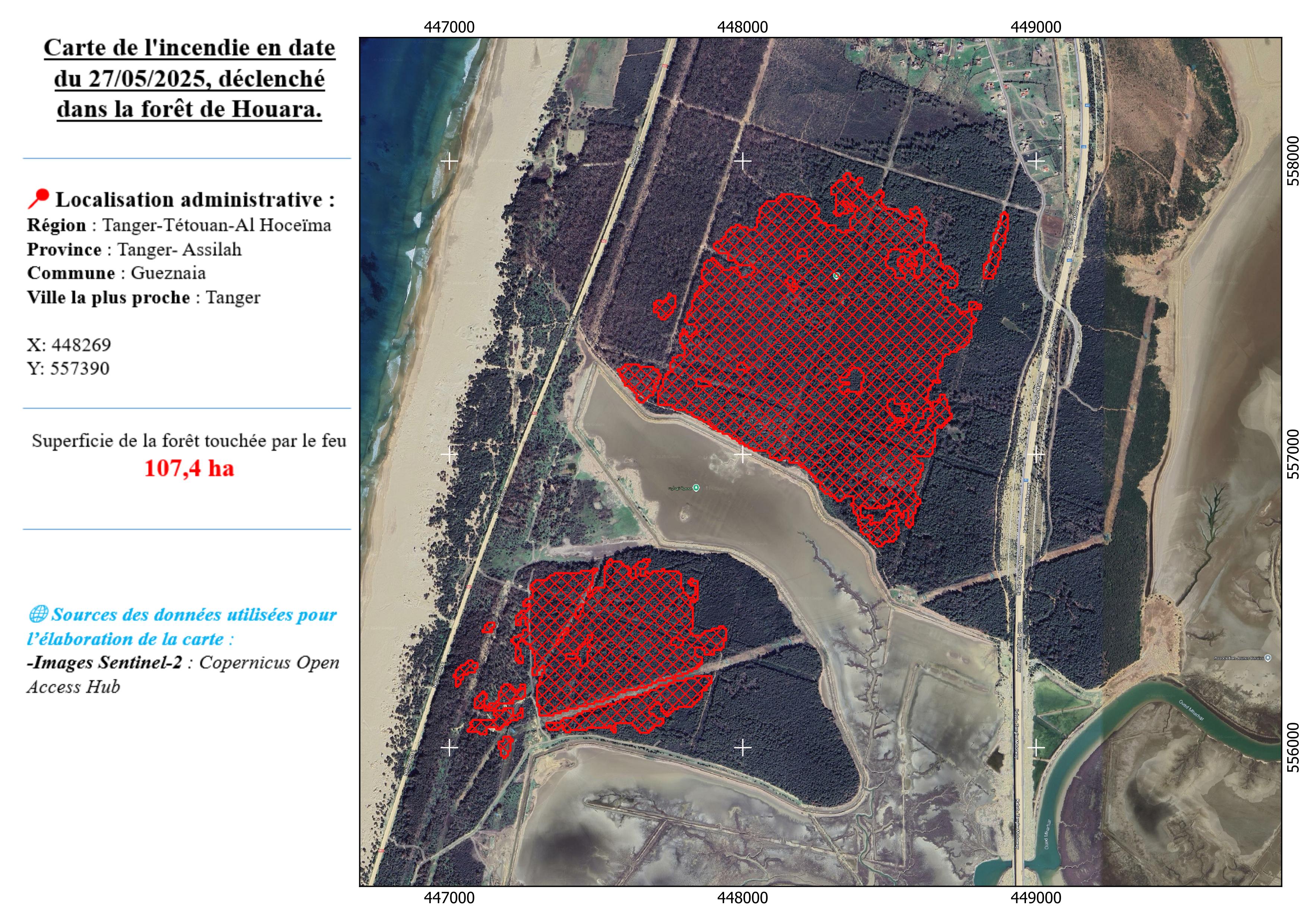 Carte finale des résultats