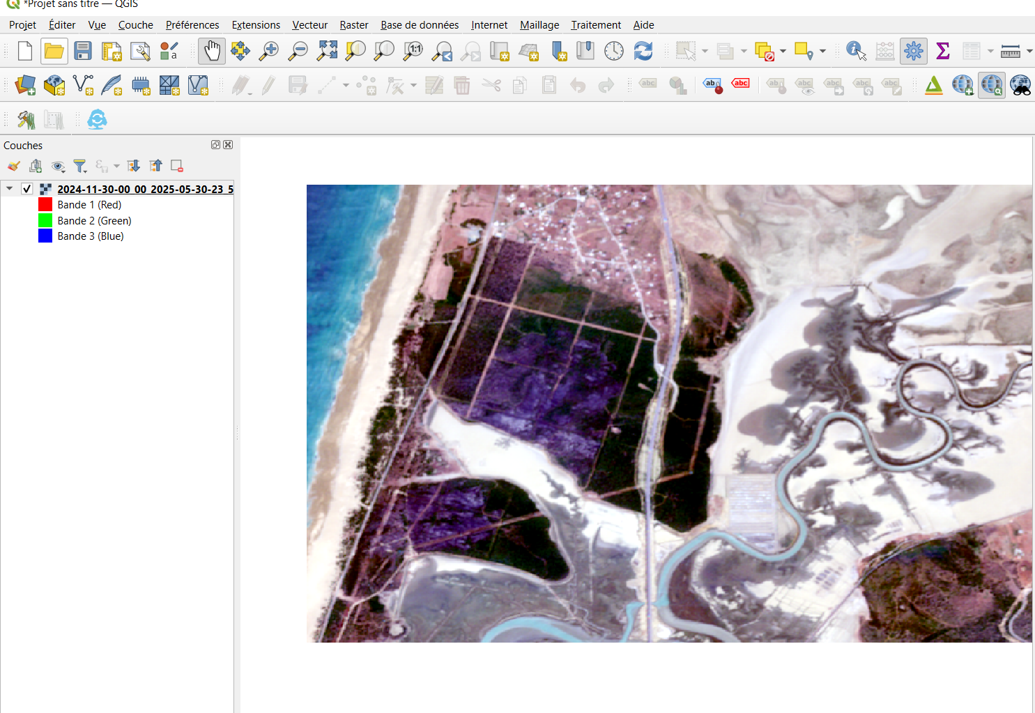 Vue en couleurs naturelles